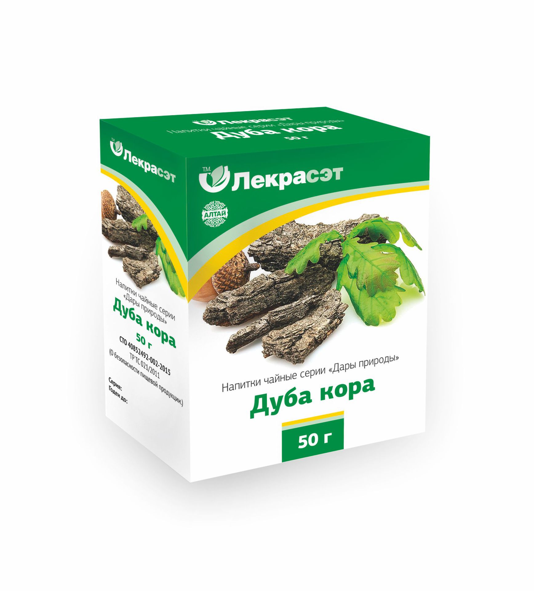 Дуб обыкновенный, кора 50гр ЛекраСэт (Quercus robur L.)